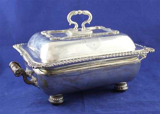 A George III silver rectangular