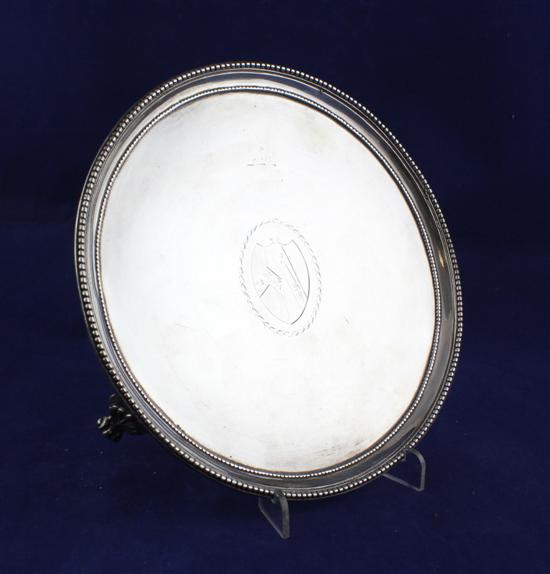 A George III silver salver of