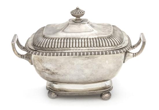 A George III Silver Sauce Tureen