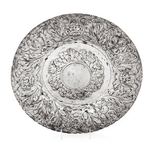 A George III Silver Sideboard