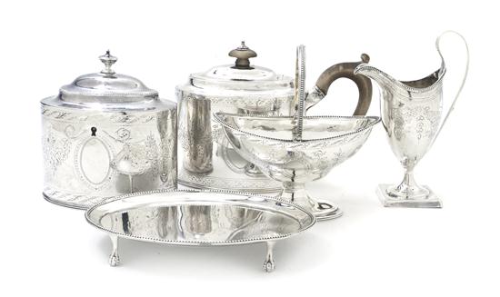 A George III Silver Tea Service
