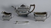 A George III silver tea set T