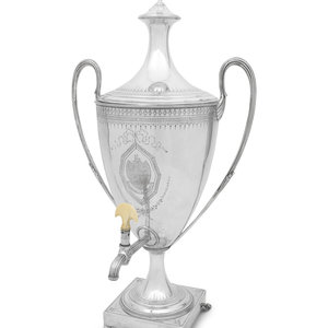 A George III Silver Tea Urn Henry