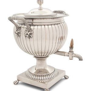 A George III Silver Tea Urn William