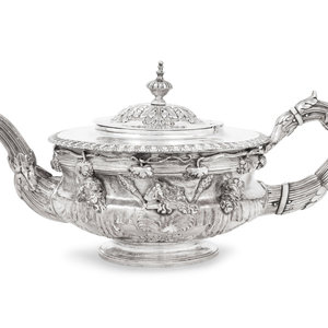 A George III Silver Warwick Vase