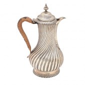 A George III spirally fluted s