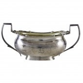 A GEORGE III STERLING OPEN SUG