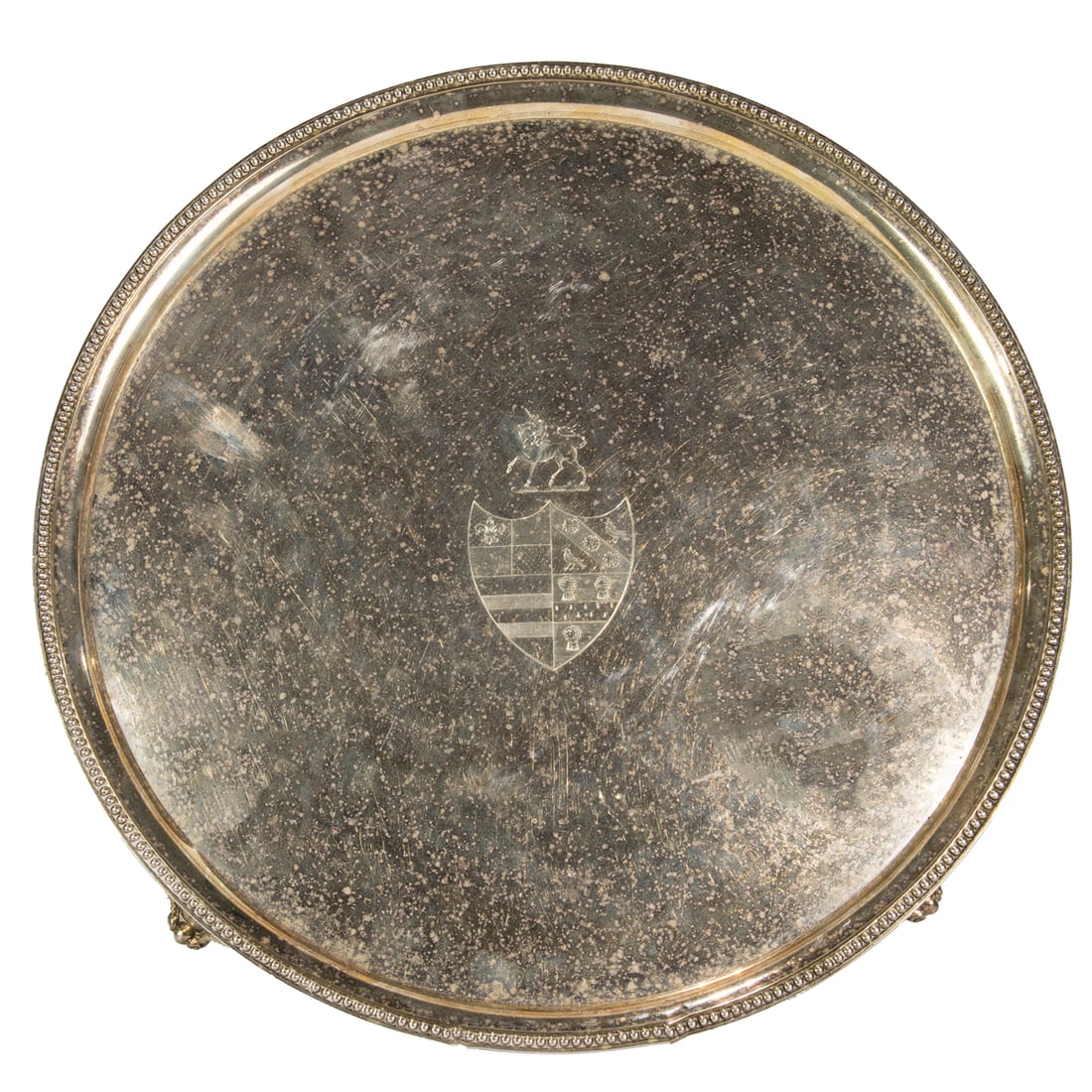 A GEORGE III STERLING SALVER,