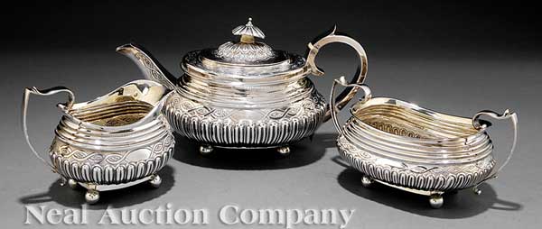 A George III Sterling Silver Tea