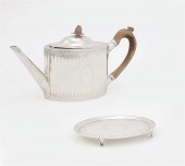 A GEORGE III STERLING SILVER T