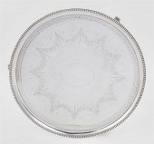 A GEORGE III STERLING SILVER F
