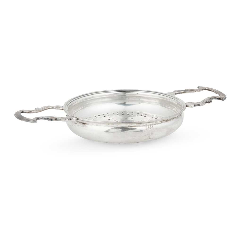 A GEORGE III STRAINER William