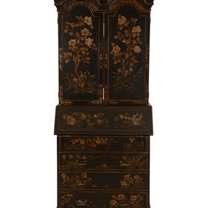 A George III Style Black Lacquer