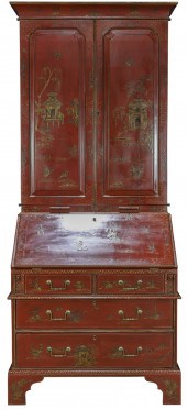 A GEORGE III STYLE CHINOISERIE