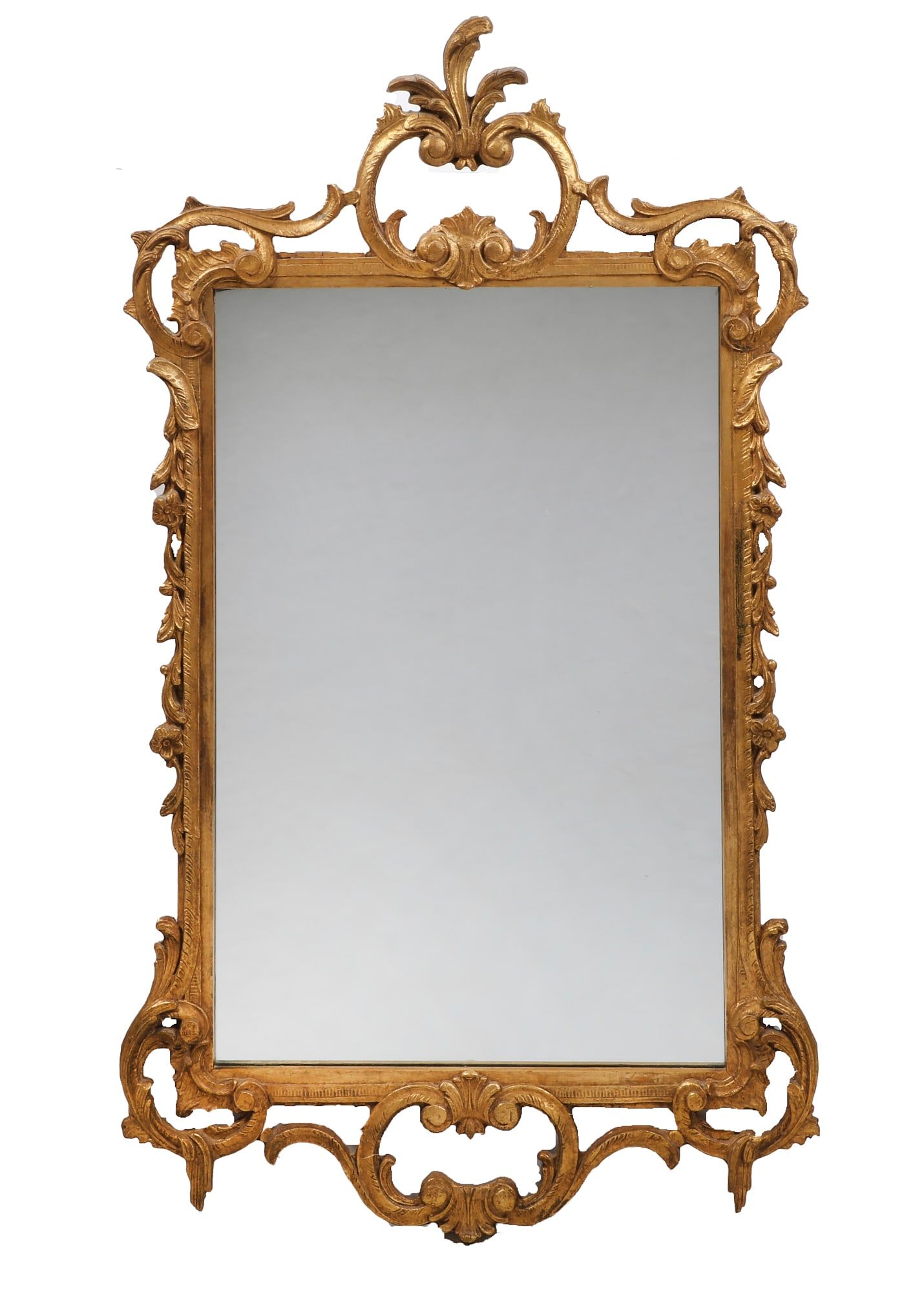 A GEORGE III STYLE GILT WOOD
