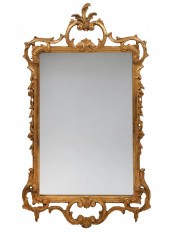 A GEORGE III STYLE GILT WOOD M