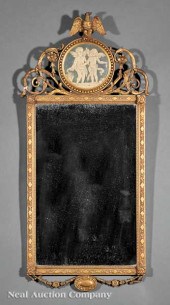 A George III-Style Giltwood Mi