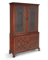 A GEORGE III-STYLE GLAZED MAHO