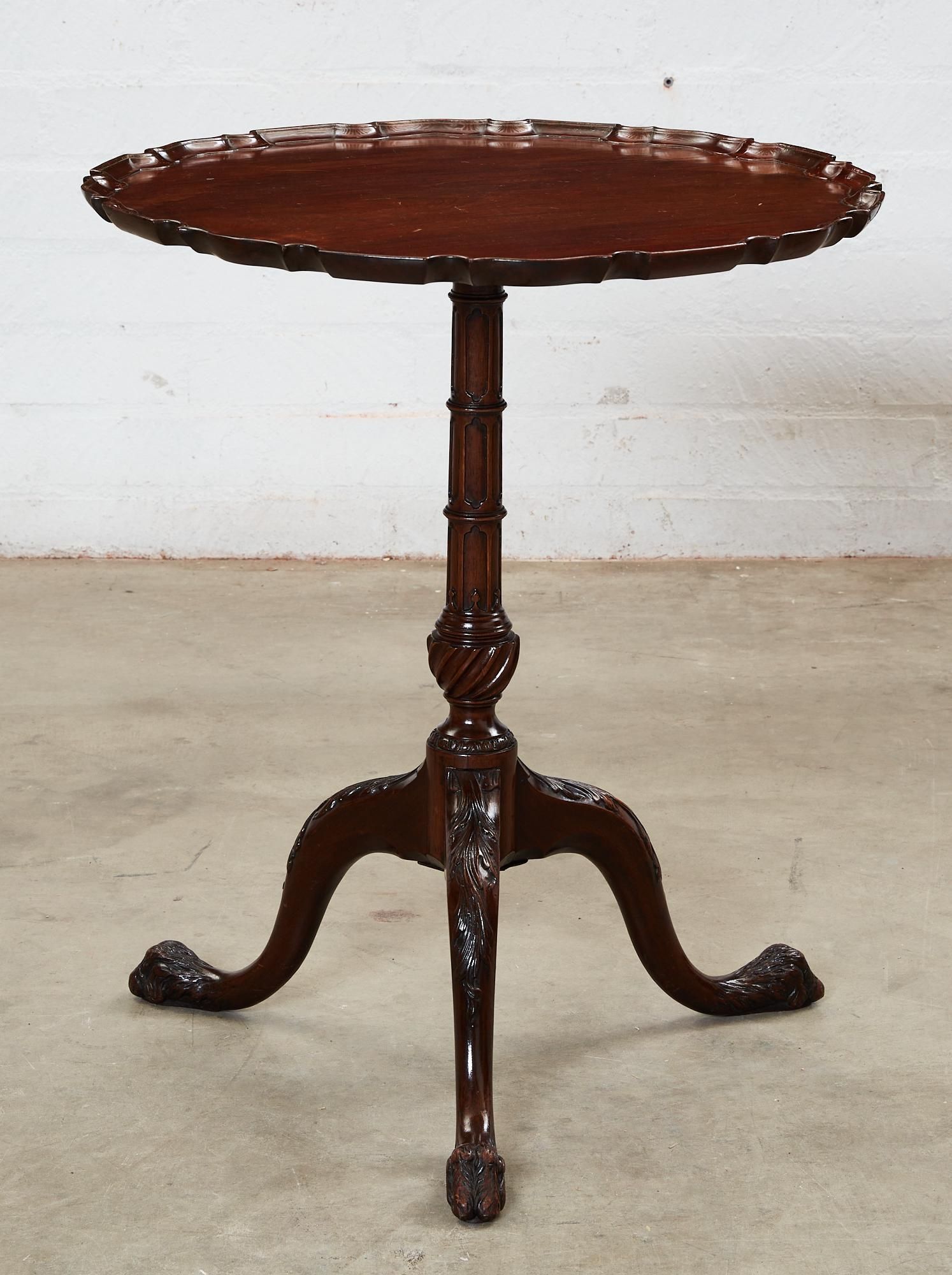 A GEORGE III STYLE MAHOGANY