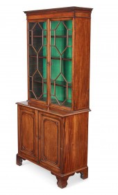 A GEORGE III STYLE MAHOGANY BO