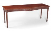 A GEORGE III STYLE MAHOGANY SE