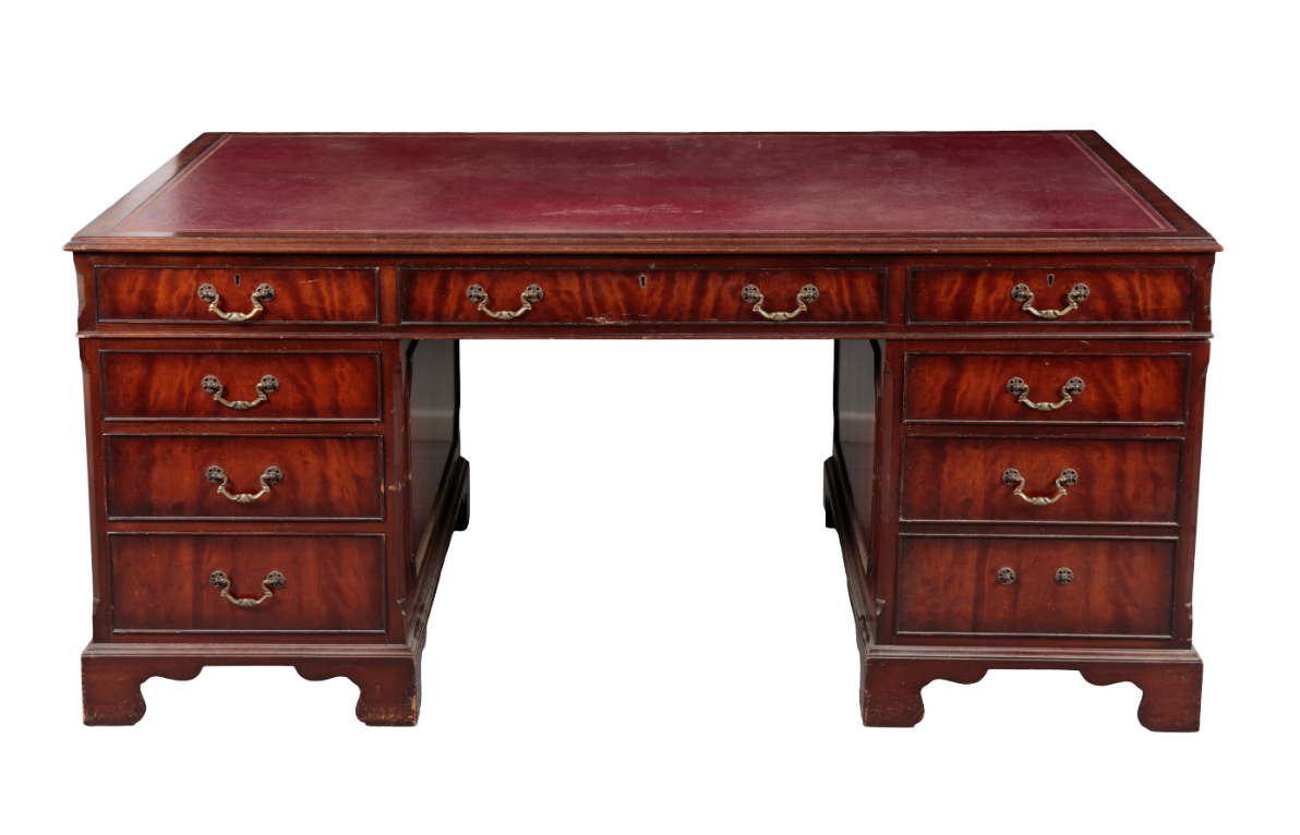A GEORGE III STYLE MAHOGANY