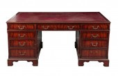 A GEORGE III STYLE MAHOGANY PA