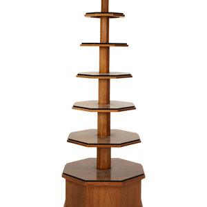 A George III Style Mahogany Whatnot