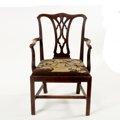 A George III style mahogany open