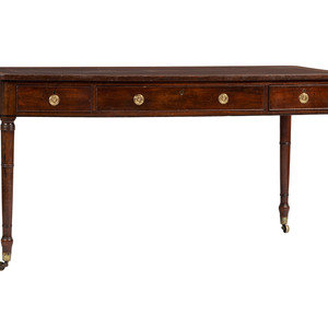 A George III-Style Mahogany Library