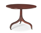 A GEORGE III-STYLE MAHOGANY TI