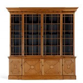 A GEORGE III STYLE PINE BREAKF