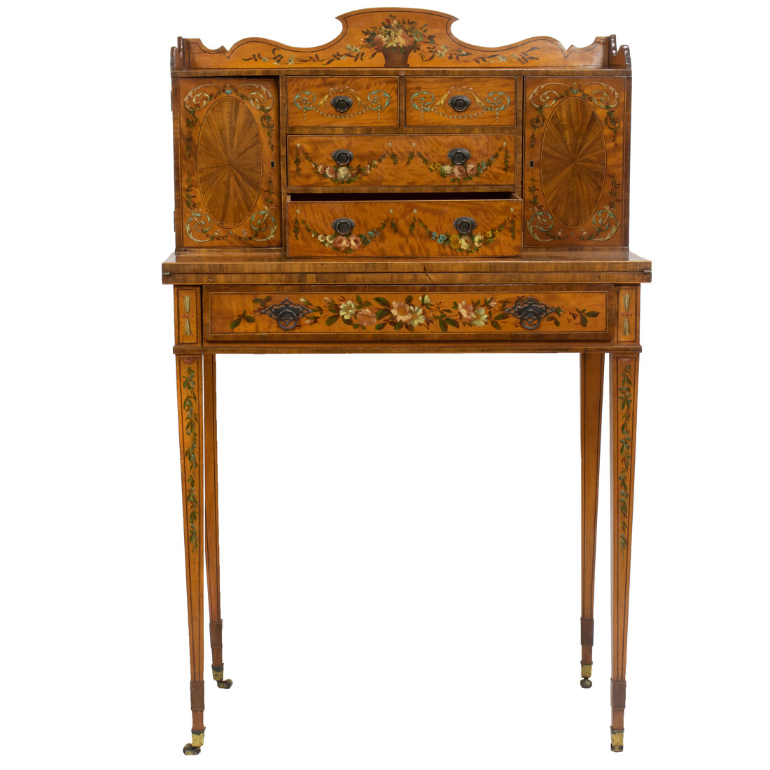 A GEORGE III STYLE POLYCHROME