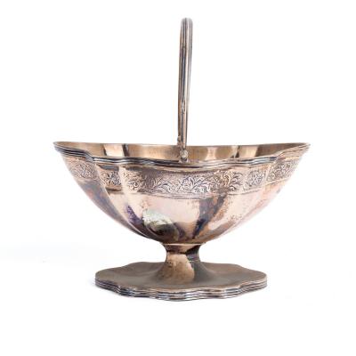A George III style silver sugar