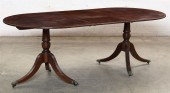 A GEORGE III STYLE TWIN PEDEST