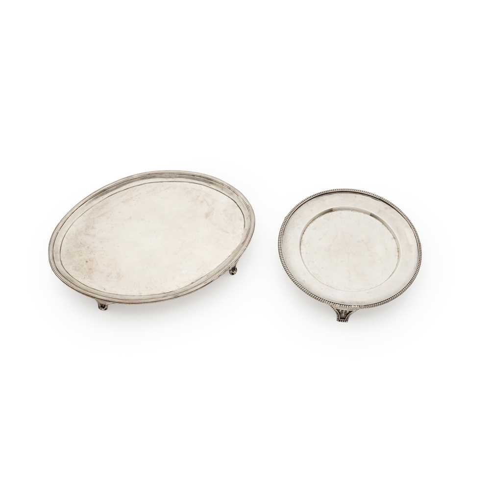 A GEORGE III TEAPOT STAND Elizabeth