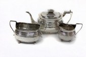 A George III three-piece silve