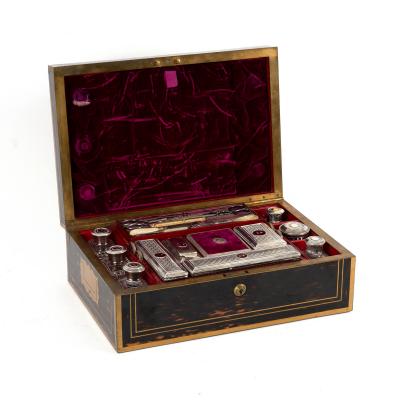 A George IV coromandel and brass