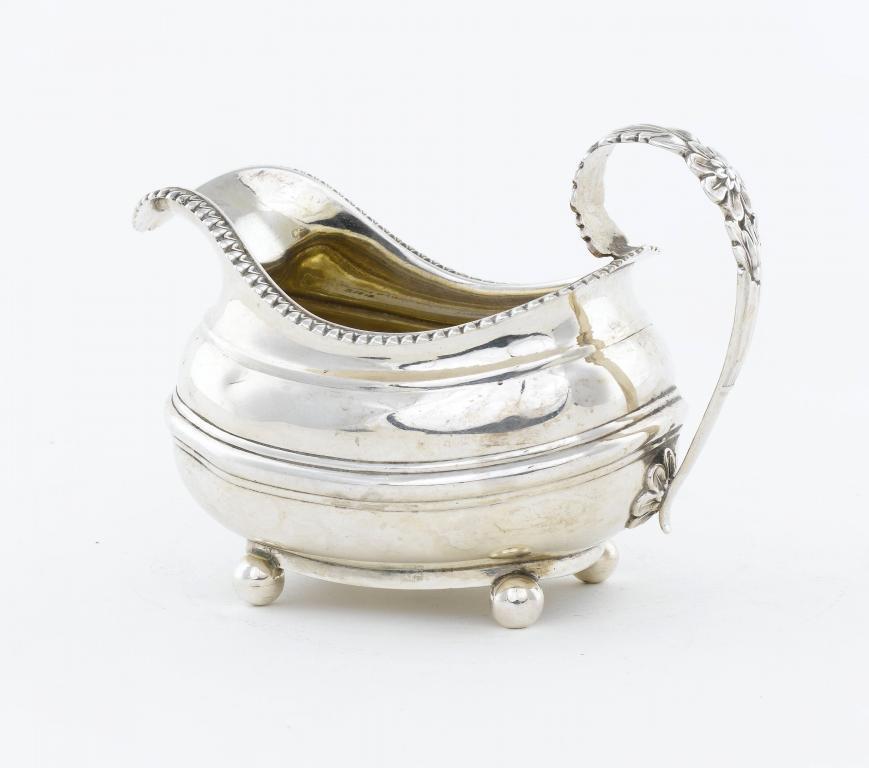 A GEORGE IV CREAM JUG with