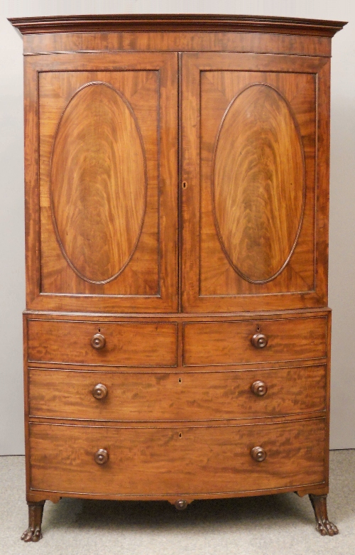 A George IV gentleman's mahogany