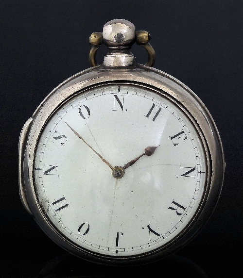 A George IV gentleman's silver pair