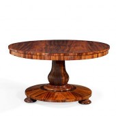 A GEORGE IV HARDWOOD TILT TOP