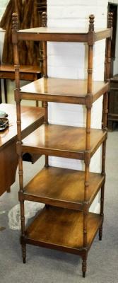 A George IV mahogany five-tier
