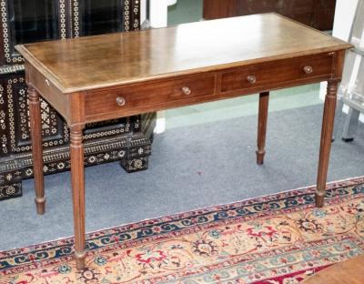 A George IV mahogany side table,