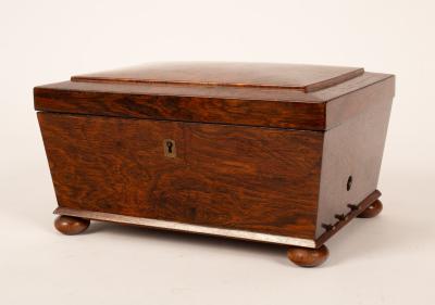 A George IV rosewood musical sewing