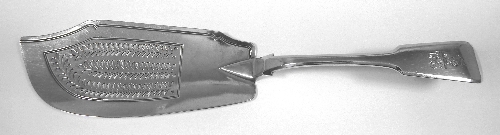 A George IV silver fiddle pattern