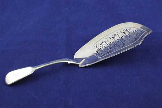 A George IV silver fiddle pattern