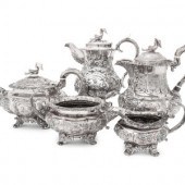 A George IV Silver Five-Piece