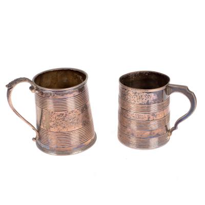 A George IV silver mug, William