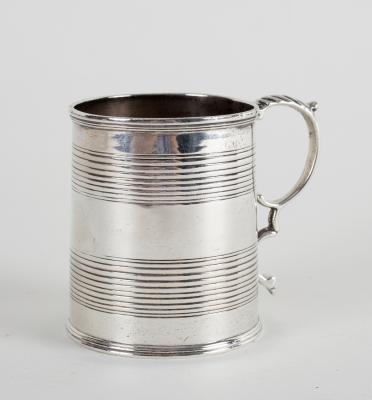 A George IV silver mug, London